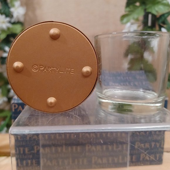 🔹🔷PartyLite Golden Frond Votive Trio🔷🔹 - Picture 8 of 11